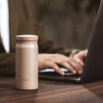 【日本孔雀Peacock】小資族 超輕量隨身不鏽鋼 保冷保溫杯200ML(迷你杯)-亮白, , large