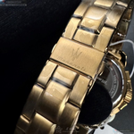 [星晴錶業]MASERATI手錶,44mm,R8873621021寶藍色錶面銀金色錶殼金色精鋼錶帶款, , large