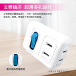 實用牌1開2插轉接器 PNA-R9 集中迴路附燈開關: 將本轉接器插座之插頭, , large