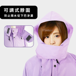 [TDN]丹寧導流前開雨衣速乾防水連身雨衣EU4500 加長型 岩灰, , large