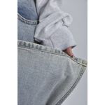 (XL) 丹寧牛仔藍色長裙二手衣, , large