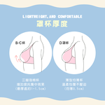 【Clany可蘭霓】雲朵輕甜 抑菌竹炭舒適無痕軟鋼圈BCD內衣 8070-51 泡泡藍, , large