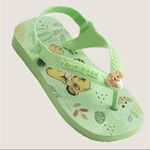 [巴拉娜巴西人字拖專賣店]中壢實體店面Havaianas童鞋 夾腳拖/人字拖鞋BABY DISNEY CLASSIC綠 獅子王 迪士尼, , large