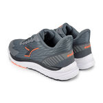 DIADORA迪亞多那 輕量寬楦慢跑男鞋 男運動鞋 高腳背 反光 透氣 緹花網布 吸震 回彈 減壓 緩震 防滑 黑 灰, , large