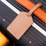 TRAVELMAR Travel Leather Luggage Tag-Agua Blue, , large