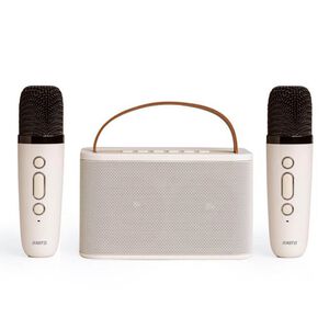 RASTO RD15 10W dual-microphone Bel Canto multi-mode singing Bluetooth 5.3 speaker high-quality surround sound IPX4 waterproof