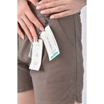 (L) ef de棉質高腰棕色短褲二手衣, , large