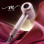 【MOLIJIA】M195 Negative Ion Constant Temperature High-Speed ​​Hair Dryer - Floral Pink, , large