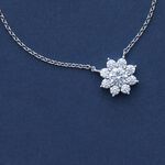 【MORELLATO】Tesori 925純銀小花項鍊 SAIW184, , large