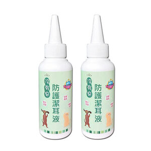 【P&H寵物家】沒有臭 2入組寵物防護潔耳液100ml(寵物耳朵清潔液)