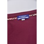 (S) burberry棉質純棉紫色短袖上衣二手衣, , large