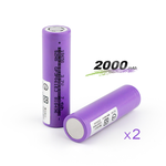 [RONEVER] 18650鋰電池-2000mAh(兩入) PC149-4, , large