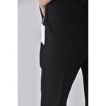 (3XL) fashion pants高腰質感黑色長褲二手衣, , large
