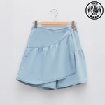【SOLO Vintage】LCW Girls Jean Skirt Style Double Layer Shorts 100% Cotton Made in Turkey 5-6y, , large