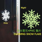 金德恩 GS MALL 台灣製造 夜光雪花窗貼 雪花窗貼 夜光窗貼 雪花貼 玻璃貼 造型貼 車窗貼 夜光貼 雪花貼, , large