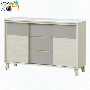 【文創集】泰勒曼4尺岩板低餐櫃(客約商品)