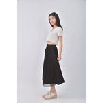 (M) 【德馨私服】質感拼接黑色長裙二手衣, , large