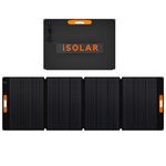 【複製】【iSOLAR】200W輕型可折疊太陽能板 特惠價現省$1000 輕量 露營 登山 車泊 旅行 戶外充電 太陽能充電板 備用電源 充電器 便攜環保綠能, , large