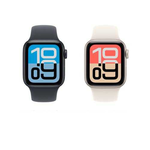 Apple Watch SE3 44mm 太空灰色鋁金屬錶殼 搭配 太空灰色運動錶帶 GPS 2025 (M/L)  _ 台灣公司貨 + 專用【錶貼＆錶背蓋】, , large