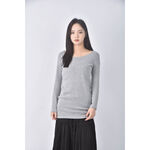 (S) 【又又私服】alice fashion shop素面灰色長袖上衣二手衣, , large