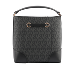 Michael Kors Mercer 塗層帆布束繩設計小款水桶包/黑色, , large