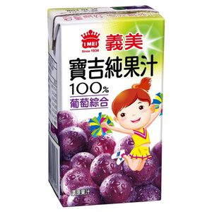 I MEI 100 Pure Juice-Grape TP125ml