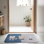 【Monster】 Soft Diatomaceous Earth Absorbent Mat &ndash; Cat Series (60x40cm) &ndash; Three Little Kittens, , large