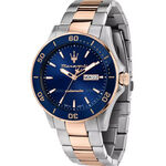MASERATI 瑪莎拉蒂 Competizione賽道競馳系列機械手錶 玫瑰金x銀色-43mm R8823100001, , large