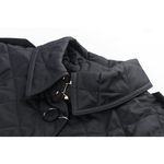 BURBERRY L號菱格紋棉質輕型外套/海軍藍, , large