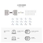 BYZOOM Fitness 可調式啞鈴25公斤(55磅) 冰河白 15段重量秒速調啞鈴 宅配免運 公司貨 一年保固, , large