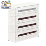 【文創集】凱菲 環保2.7尺南亞塑鋼四斗櫃/收納櫃(客約商品), , large