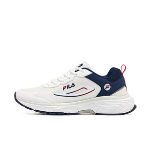 Fila Falcon 男 慢跑鞋 運動鞋 輕量 透氣 白 深藍 [1-J302Y-123]