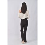 (S) ran 2高腰質感黑色長褲二手衣, , large