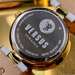 [星晴錶業]VERSUS VERSACE手錶,36mm,VV00320白色錶面金色錶殼白真皮皮革錶帶款, , large