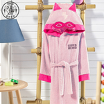 【Solo Vintage】Bathrobe Hero Pink Kid, , large
