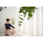 YOGA FLOW Ballet Tied Shirt - 綁帶蝴蝶結罩衫 - 銀河藍 Old Navy, , large