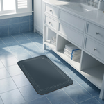 【Monster】 Soft Diatomaceous Earth Absorbent Mat – Border Series (60x40cm) – Blue Border, , large