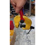 WIN 五金 WIN 1.5T-3T 螺旋式夾具 螺旋式吊夾 安全吊具 鋼軌夾鉗 吊夾 H型鋼吊具 圓管吊具 吊車架, , large