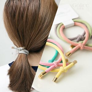 【Gulicc】古莉可 髮圈 莫蘭迪色氣質螺紋髮圈 3入
