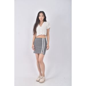 (S) 質感灰色短裙二手衣