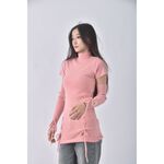 (S) 【安于晴Charlene私服】質感粉色短袖上衣二手衣, , large