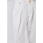 (XL) 高腰寬鬆白色長褲二手衣, , large