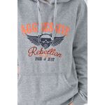 (L) bsx棉質內刷毛棉帽灰色長袖上衣二手衣, , large