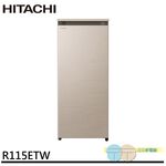 HITACHI 日立 113公升 風冷無霜直立式 冷凍櫃 星燦金 R115ETW, , large