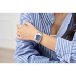 Relax Time RT-105S 立體格紋太陽能女錶-銀x藍/34mm RT-105S-3L, , large