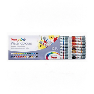 【Pentel 飛龍】積層軟管水彩24色 /盒 WFRS-24T -