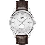 TISSOT 天梭 Tradition 小秒針機械錶-40mm  T0634281603800, , large