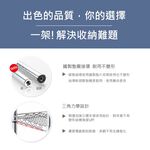 【KIWISH】46X40X180H五層架(黑色)收納架/鐵架/置物架/鐵力士架｜六分管 整體耐重250kg, , large