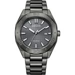 CITIZEN 星辰 光動能八角形格紋面手錶 BM7637-81H, , large