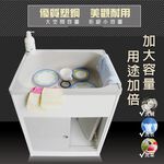 【雙手萬能】頂級輕巧塑鋼櫥櫃型單水槽(附洗衣板) 台灣製, , large